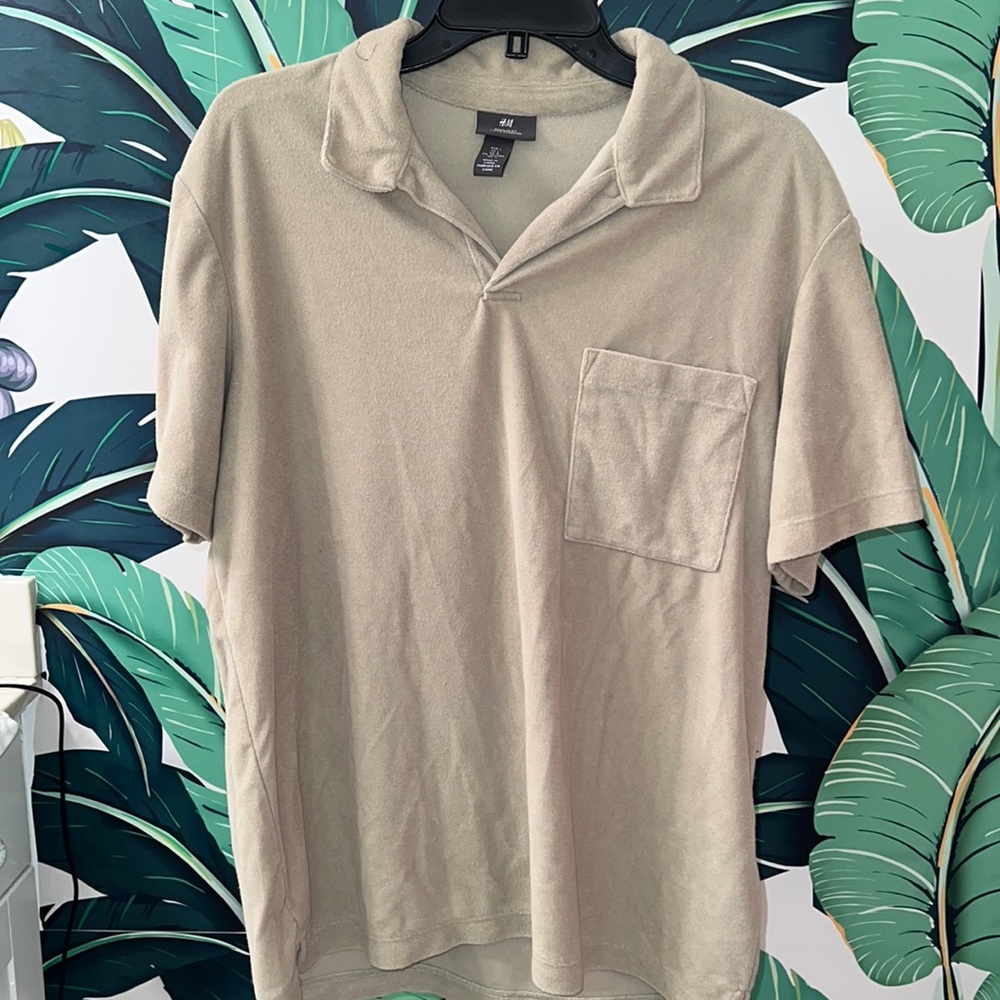 H&M coupe fabric polo